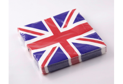 NJ Products Union Jack Napkins / Serviettes x 20